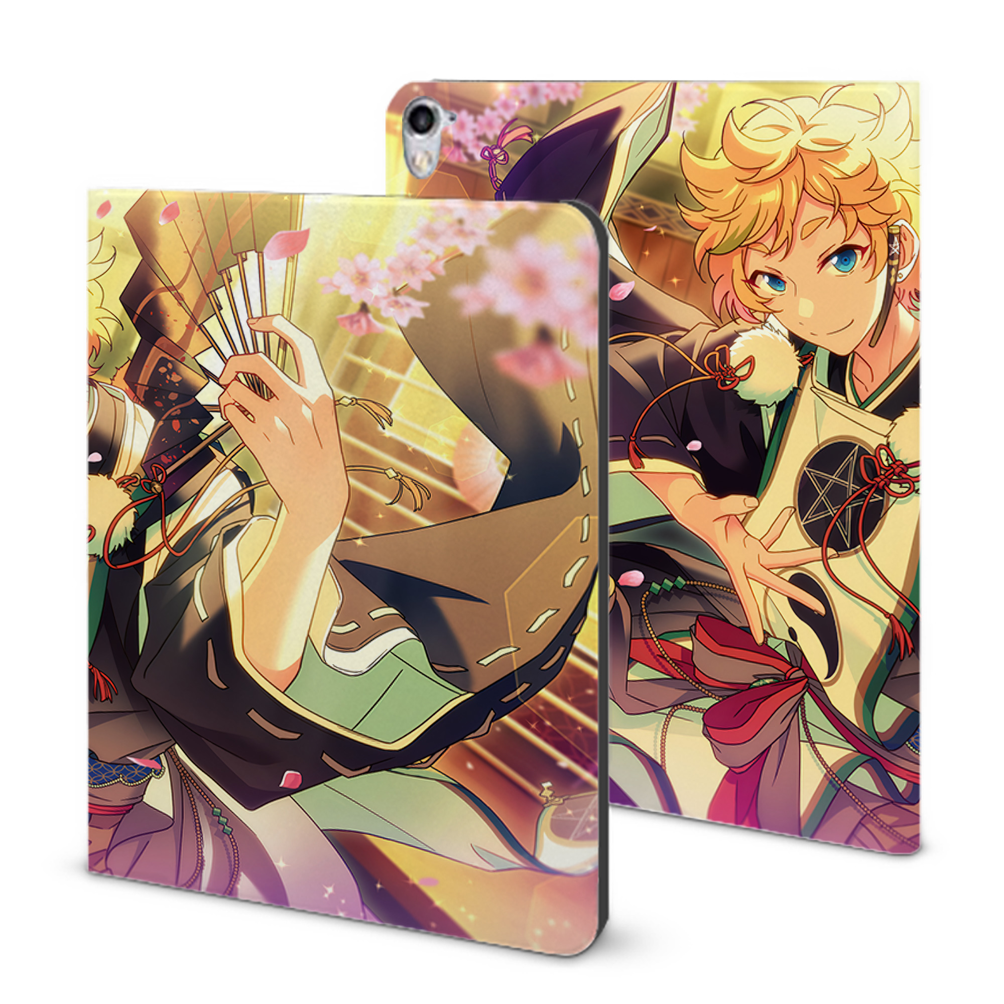 （画像用） あんさんぶるスターズ! Ensemble Stars IPad ケース ブック型 PUレザー TPU 耐衝撃 軽量 薄型 ペン収納なし 全面保護 IPad 各モデル対応